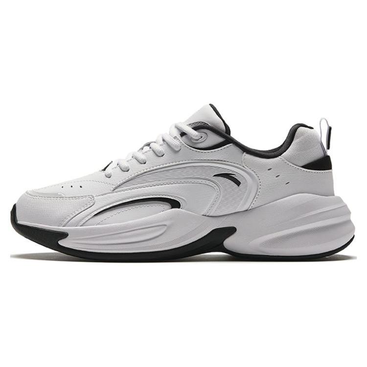 

Anta Textile, Synthetic Leather Cushioning Lightweight Cushioning Lightweight Low top Chunky Sneakers Men s White 912338802-10 40.5
