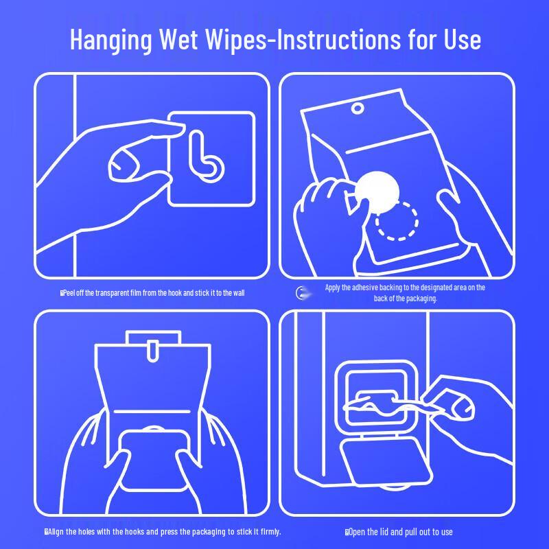 DEEYEO Wall-Mounted Wet Toilet Paper