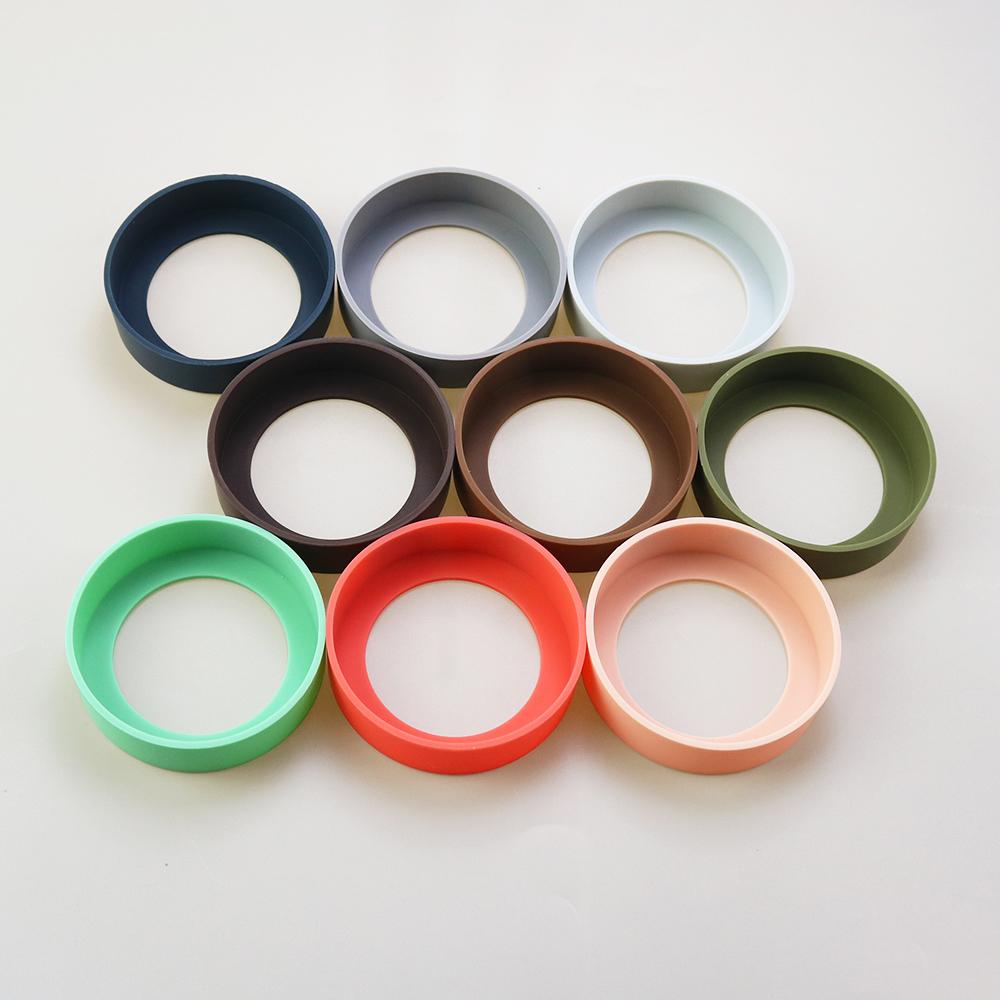 28 Colors 8.5CM Silicone Cup Bottom Protective Cover Cup Holder Cup Bottom Cover 85MM Thermos Cup Base Protective Case