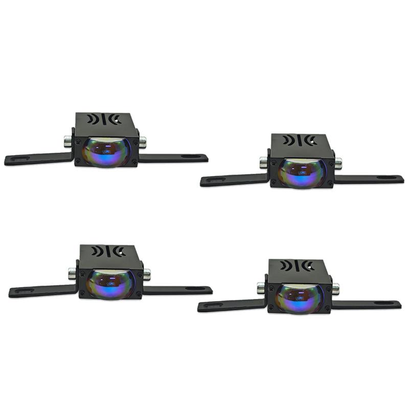 2PCS Universal Car Front LED Grille Light Auxiliary Daytime Running Medium Grille Lamp Auto Decorative Lights For Off Road Truck SUV