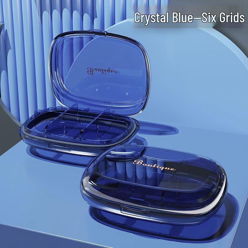 7-Day Portable Pill Organizer: Large Capacity, Morning-Noon-Evening Compartments, Compact Weekly Dispenser