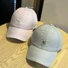 Cartoon light mesh breathable quick drying embroidery small black cat baseball cap children sunshade sun protection running cap men