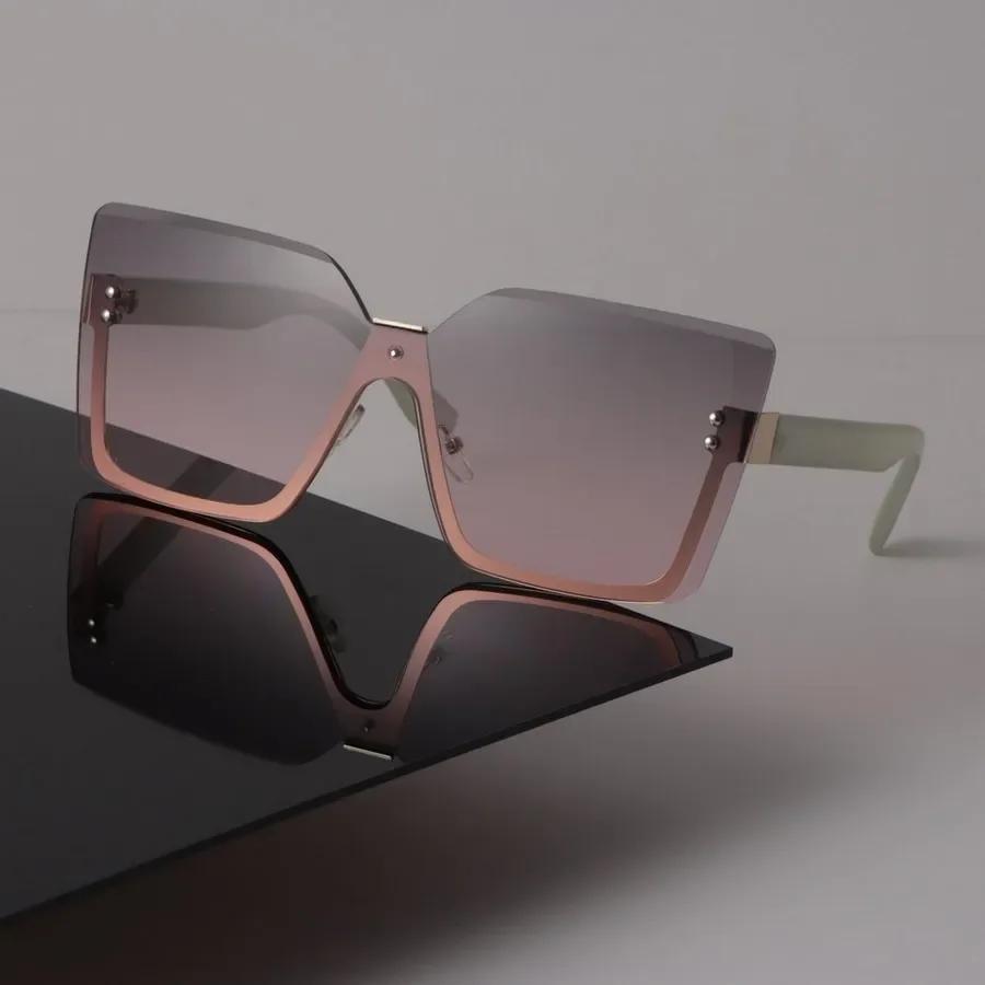 Módní čtvercové sluneční brýle Dámské Pánské Retro Značkové Designové Zrcadlové Sluneční Brýle Dámské Pánské Cukrové Barvy