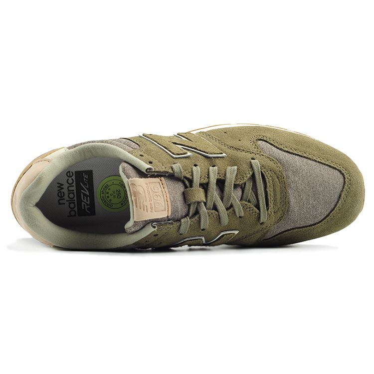 New Balance Nb 996 Comfortable Mesh Synthetic Leather Low Top Casual Running Shoes Unisex sneaker Olive-Green MRL996TC