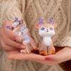 Reindeer Car Decoration Resin Animal Statue Mini Elf Deer Figurine  Home