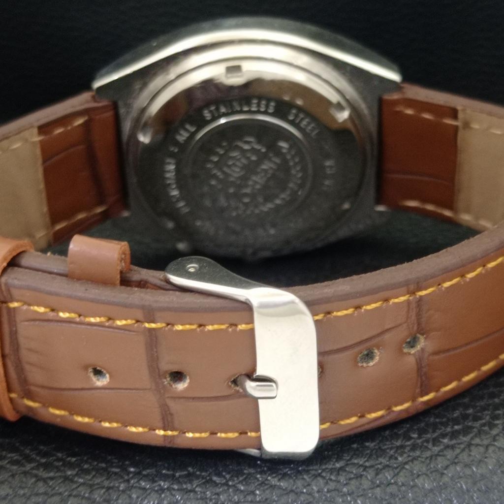 VINTAGE ORIENT CRYSTAL AUTOMATIC JAPAN 46941 MENS ORIGINAL DIAL WATCH A703340-1
