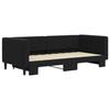 VidaXL Daybed with Pull-out Bed Black 90x190 Cm Velvet 3196706