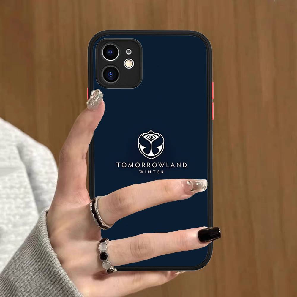 

T-Tomorrowlands Music Logo Silicone Case For IPhone 16 15 14 13 12 11 Pro Max Plus X XS MAX Shockproof Matte Cover iphone 16