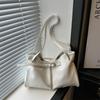 Single-shoulder Bag - Elegant and Versatile, Featuring Fashionable Pleats on The Shoulder Strap.