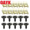 20PCS Screws & Clips Bolt-On Hook And Loop Fastener