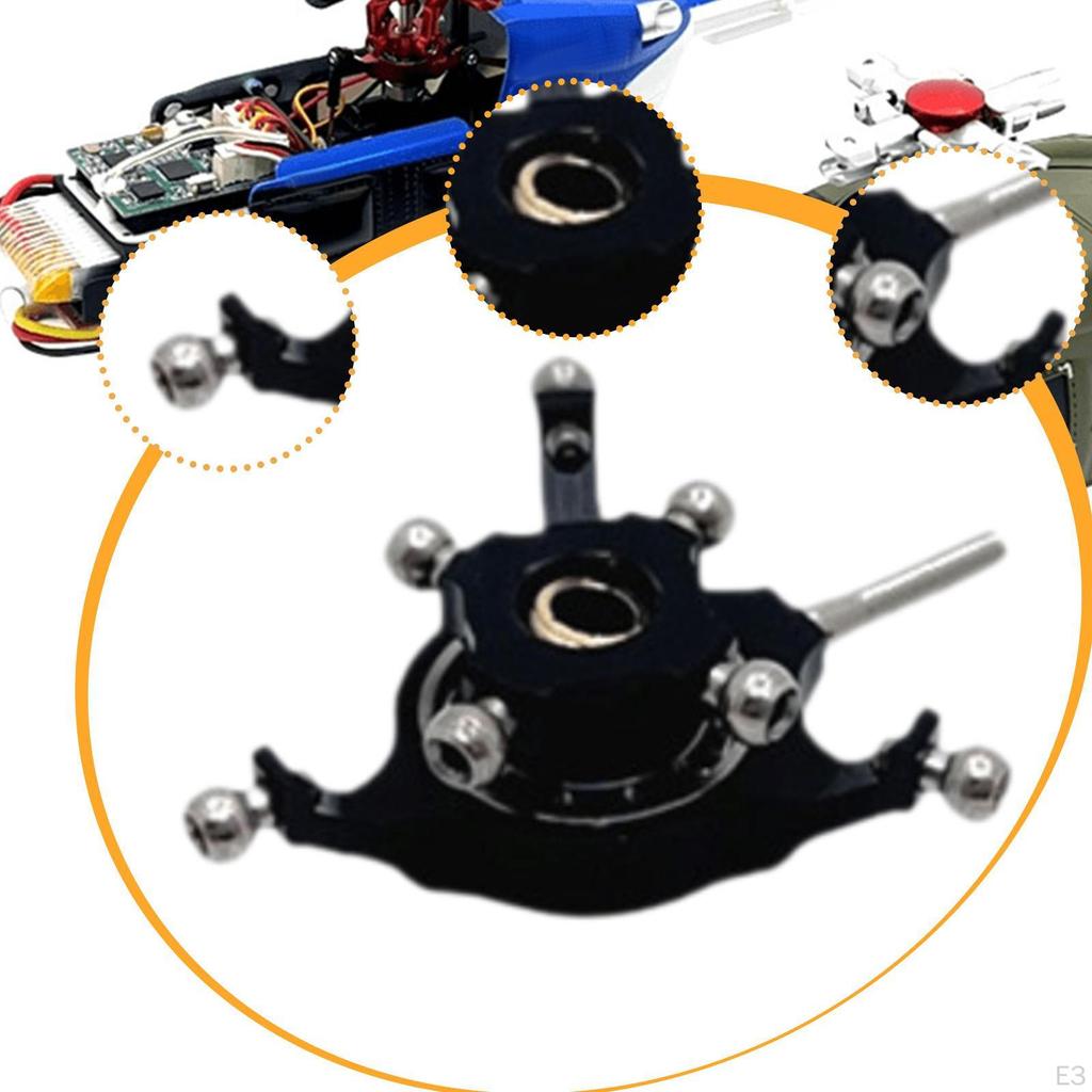 RC Helicopter Swashplate Aircraft Spare Part Easy Installed DIY Repairing Cross Plate, Upgrade
