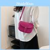 Fashionable 2023 New Style Saddle Bag Korean Version Crossbody Bag Soft Texture Casual Shoulder Bag