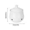 Keramisk Køkken Opbevaringskrukke Med Ventileret Låg Lufttæt Fugtbestandige Beholdere Til Hvidløg Ingefær Og Peber