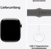 Apple Watch Series 10 4G 46mm Titan Natur Sportarmband Steingrau S/M
