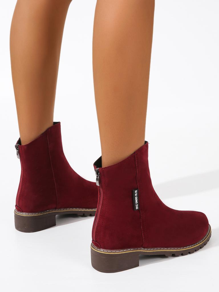 Foreign trade large size Martin boots women's 2025 new autumn and spring British style round head locomotive short tube lace-up short boots children