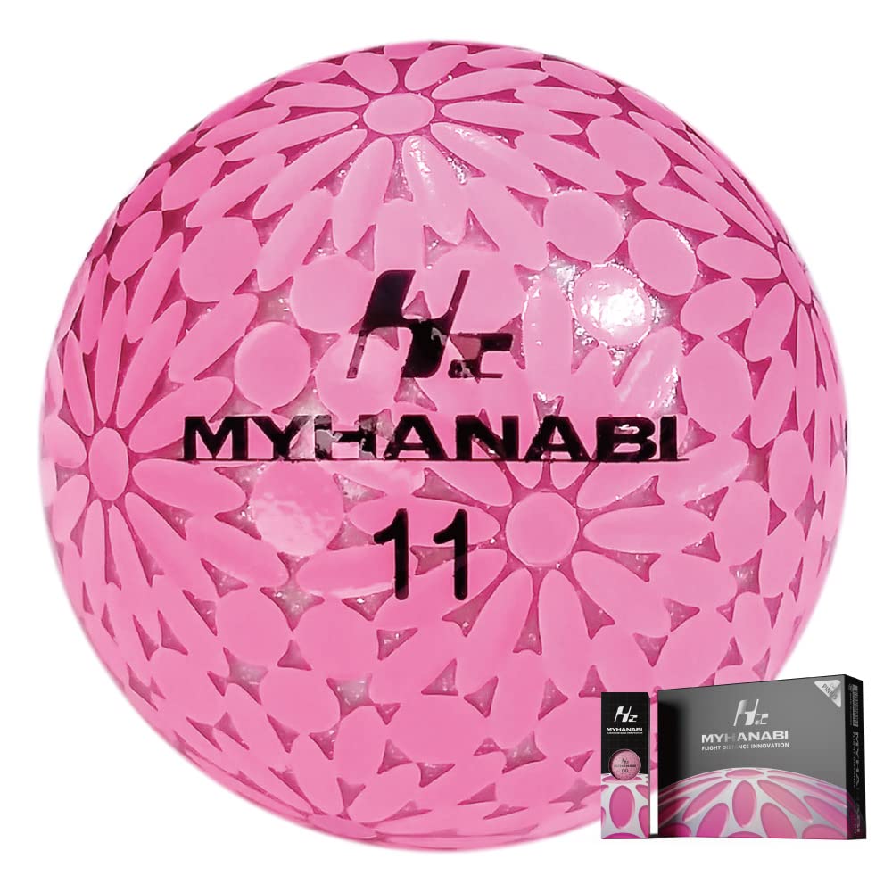 

MYHANABI H2 Японский мяч для гольфа Soft Distance Series 12 (Розовое серебро, шт.)
