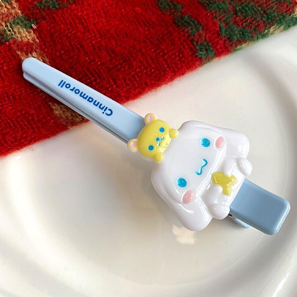Sanrio Hello Kitty Hair Clip Cute Cartoon Pink Hairpin Girls Fashion Barrettes Bangs Clip Women Hair Accessories Jewelry Gifts