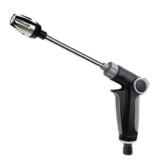 Garden Hose Nozzle Adjustable Spray High Pressure Hose Nozzle Heavy Duty Jet Nozzle Mist Sprayer for Cleaning Car Pet Yard Lawn Use A