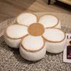 40/50cm Flower Pillows Soft Flower Shaped Floor Cushion for Living Room Bedroom Sofa Couch Winter Warm Decoration