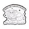 Funny Raccoon Quotes Enamel Pins Cartoon Animals Brooches Lapel Pin Badge on Backpack Clothing Accessories Fashion Jewelry Gifts