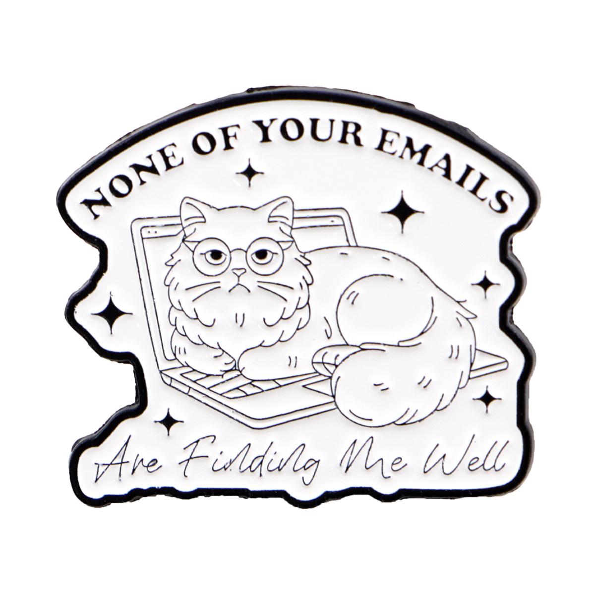 

Смішні цитати про єнотів Емальовані значки Мультяшні тварини Брошки Значок на лацкан на рюкзак Аксесуари для одягу Модні ювелірні вироби Подарунки