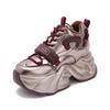 Fashion 9CM Microfiber Leather Autumn Casual Spring Platform Wedge Flats Fashion Chunky Sneakers Women Vulcanize Winter Shoes