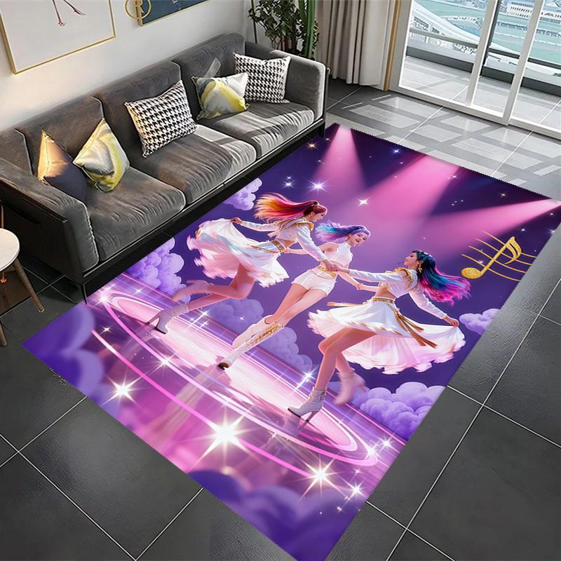 Harmony Motion: Musical Dance Celebration carpet floor mats printing Office chair cushion Christmas gifts Bathroom mat