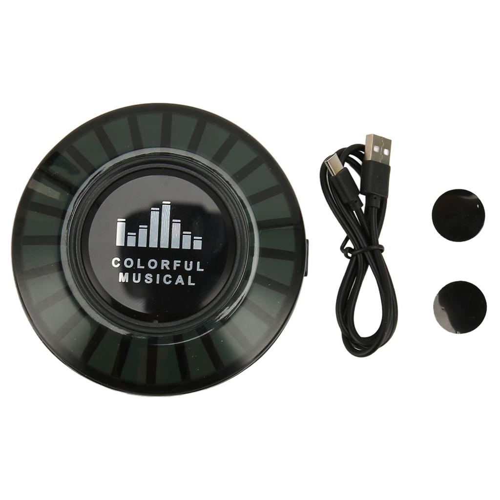 Bone Conduction Speaker Mini Bluetooth Speaker with RGB Rhythm Lights USB Rechargeable Portable Wireless Bluetooth 5.0