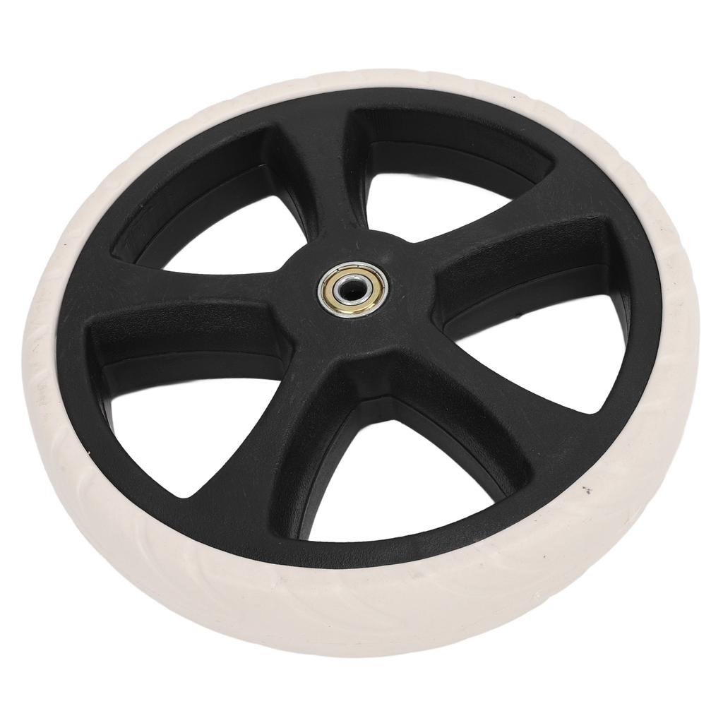 7.8in Utskiftbart Handlevognhjul Stille Innebygd Kulelager Støtdemping Dagligvarevogn