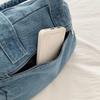 Vintage Denim Women's Bag Large Capacity Stitching Tote Women's Bag