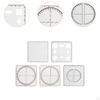 Geometric Drawing Stencil Ruler Measuring Template Mathematics Made of PVC