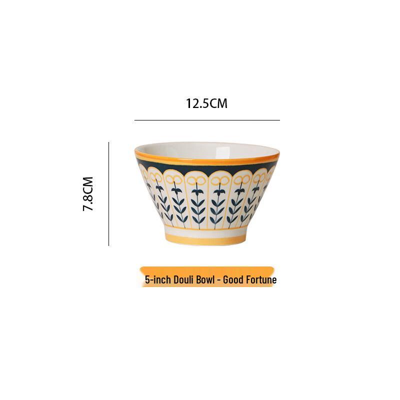 Jingbaodi Japanese Ceramic Douli Bowl Set