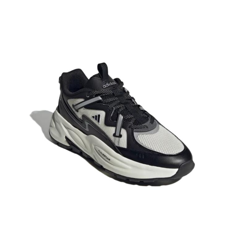 Adidas Ozwave Surge 2.0 Pantofi de tată la modă, confortabili, durabili, cu talpă joasă, adidași unisex, gri argintiu, roz JQ9254