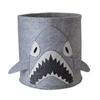 Toy Storage Bucket Animal Decor Cartoon Baby Felt Storage Bucket For Play Room Toy Organizer Washable Dirty Clothes Bucket