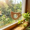 Glass Sunlight Reflected Rainbow Maker Spinner Hanging Sun Catcher  Car Pendant