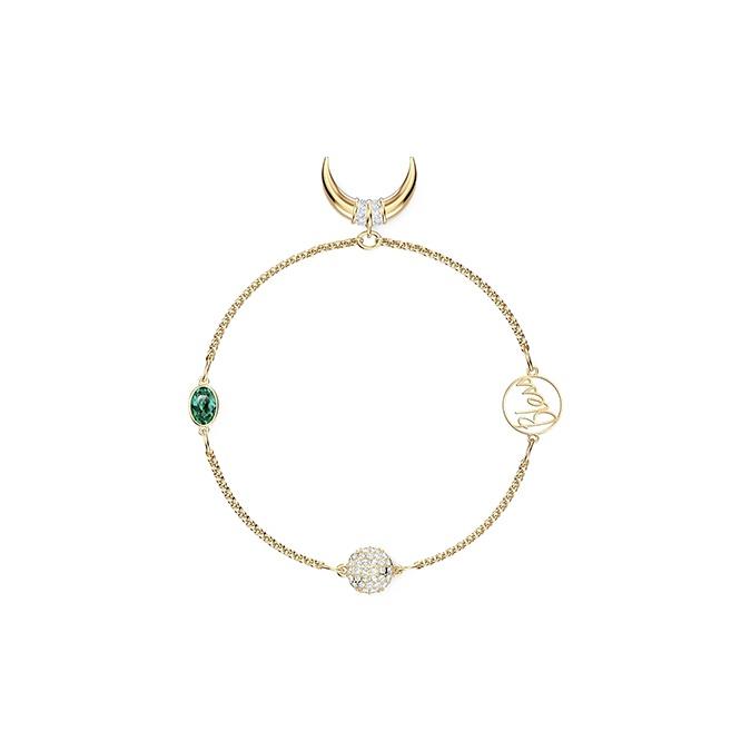 

Swarovski Remix Horn Bracelet Women bracelets Gold 5570837 Box (Random Color),L