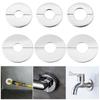 Chrome Stainless Steel Faucet Decor Faucet Decorative Cover Pipe Wall Covers Faucet Accessories