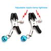 MoDi Metal Nipple Clamp with Metal Chain for Women Fetish To Breast Labia Clip Stimulation Massager Bdsm Bondage Sex Products Adult