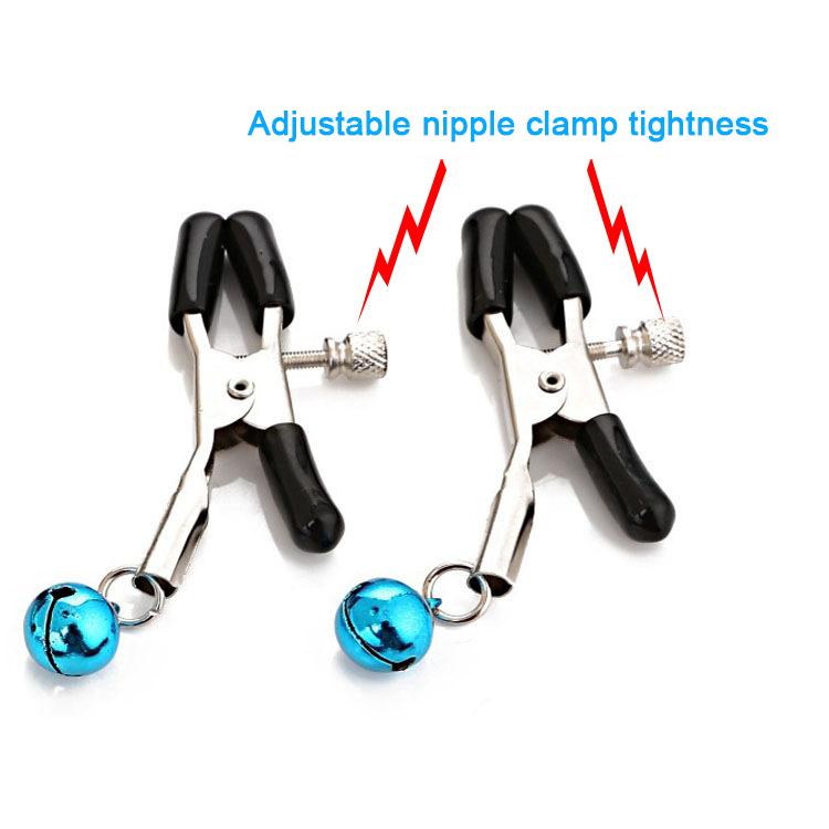 MoDi Metal Nipple Clamp with Metal Chain for Women Fetish To Breast Labia Clip Stimulation Massager Bdsm Bondage Sex Products Adult