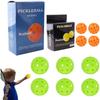 High Visibility Outdoor Pickleball Balls Good Performance 40 Holes Pickleball  Practice Accessories