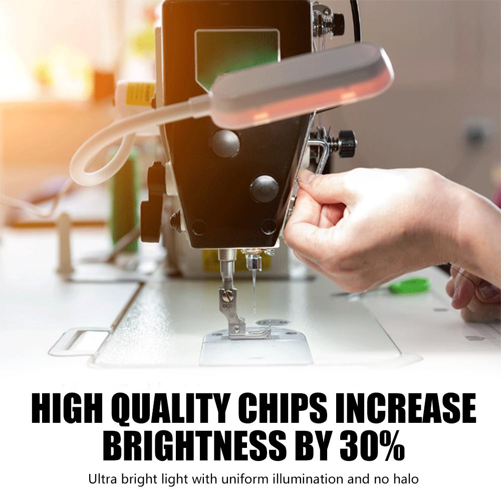 New 30 LED Sewing Machine Lamp 360 Flexible Adjustable Gooseneck Work Lamps Industrial Lights with Magnetic Base for Workbench