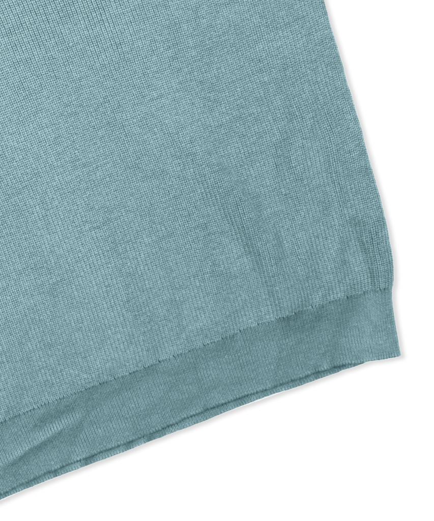 XTONZ Xtk166 Loose Fit Henley Neck Pullover Knit (Mint)