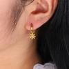 Minimalistische Geometrische Fächer-Schmetterling-Ohrringe Mit Diamanten Einfache Creolen Für Frauen Eleganter Und Vielseitiger Sommerschmuck
