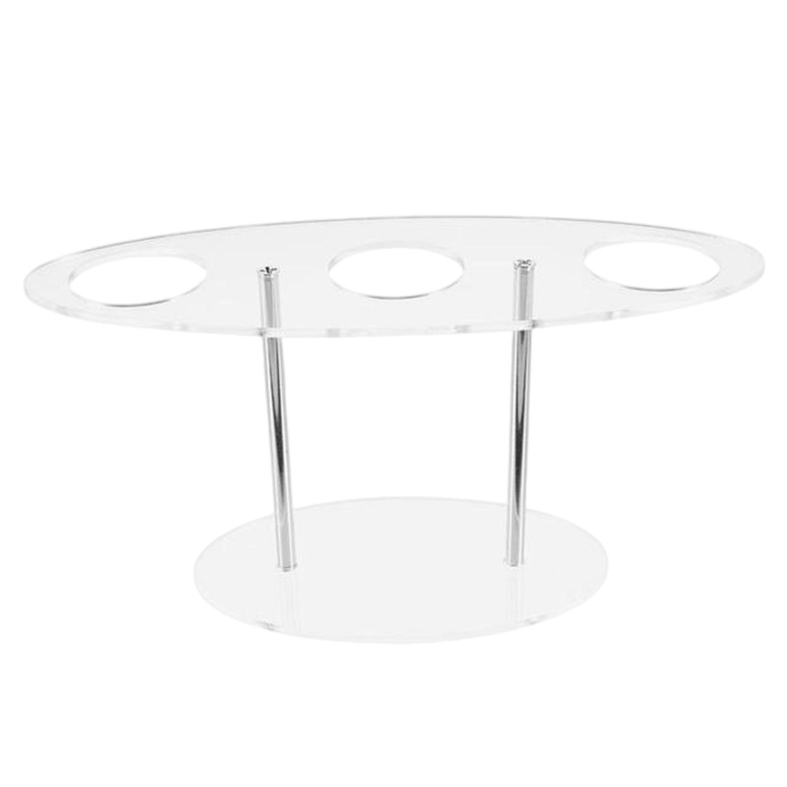 

Acrylic Ice Cream Display Rack, Pastry Rack Waffle Cone Holder for Home Desktop Party Birthday Decor чистый