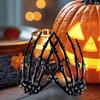 1 Pair Halloween Skeleton Horror Decor Skeleton Hands Ornament Realistic Fake Arms Seasonal Decoration Hangable For Porch