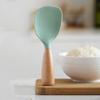 1Pcs Silicone Rice Spoon Heat-resistant Food Grade Silicone Rice Shovel Non-stick Rice Cooker Kitchen Tool Household Rice Spoon