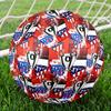 Atletico Madrid Print Size 5 Soccer Ball, Standard Match Football for Sports Game and Team Practice, Ideal Gift for Soccer Fans