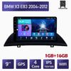 Reproductor de vídeo Multimedia 2 Din Android Car Radio para BMW X3 E83 2004-2012 navegación GPS WIFI unidad principal 1 + 16GB