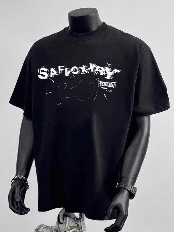 2025 Summer New TShirt Men 100 Cotton Fantastic Printting Partner Tee Short Tshirts Comfortable Breathable Quick Drying Tee