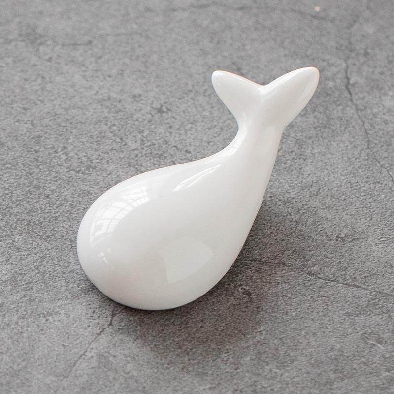 

Мультяшні керамічні підставки для паличок для їжі у формі риби та кита, підставка для паличок для їжі, кухонне мистецтво, ремесло, посуд, підставка для паличок для їжі, тримач-подушка білий